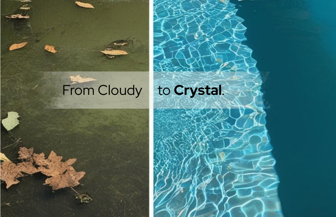 how to clean a cloudy pool
